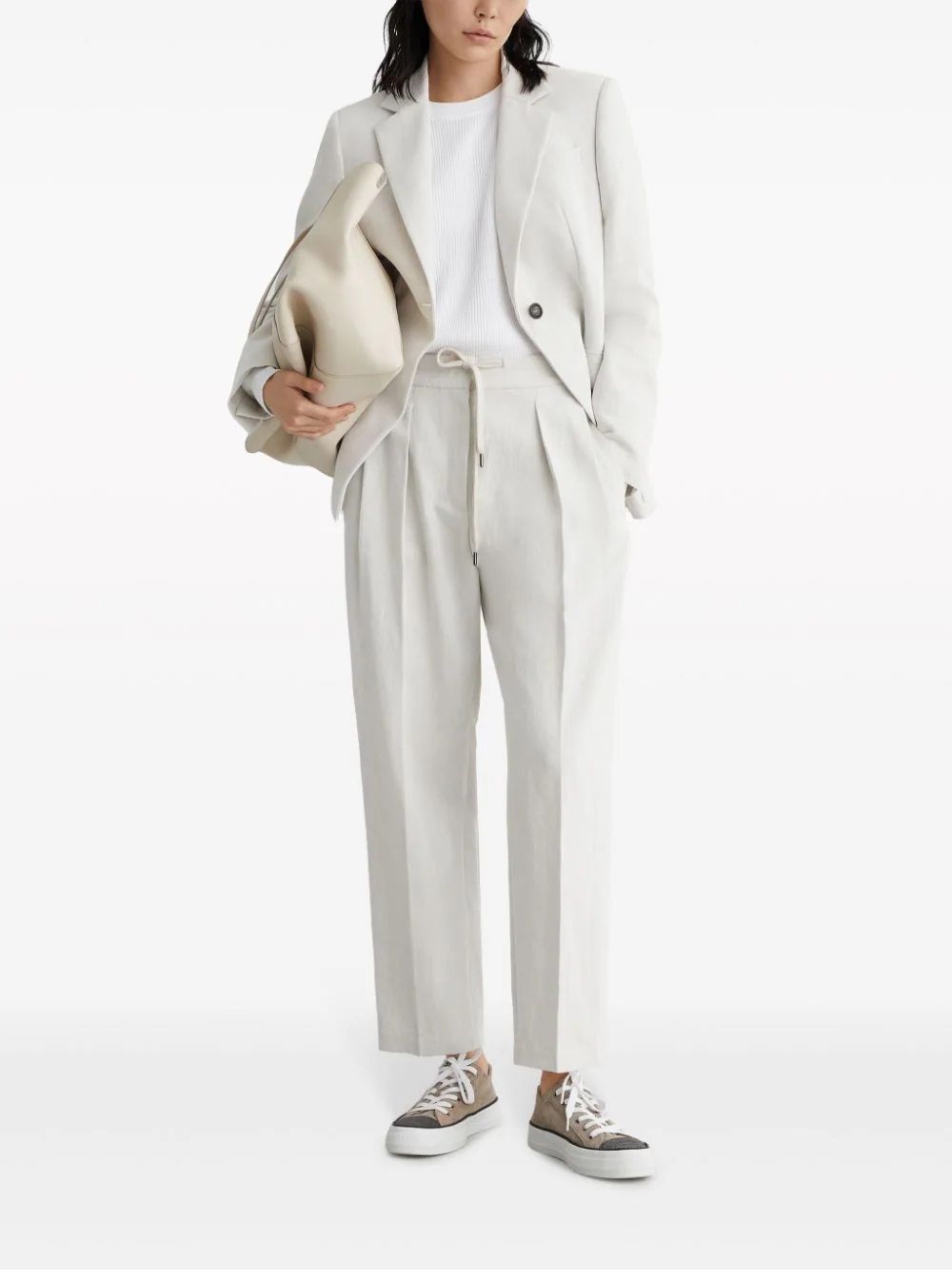 パンツ BRUNELLO CUCINELLI Woman Pants Ice MH561P8534 C455 Women's pants, elegant and casual models | Brunello Cucinelli